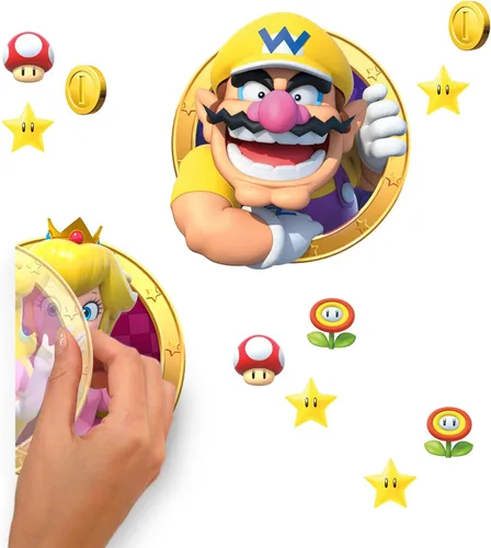 Vista 3 de RoomMates RMK5224SCS Super Mario - Calcomanías de pared para despegar y pegar