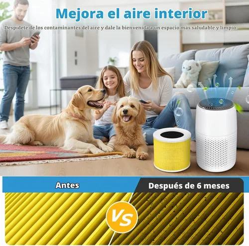 Vista 5 de Paquete de 4 filtros de repuesto Core Mini para purificadores de aire Paquete de 4 filtros básicos