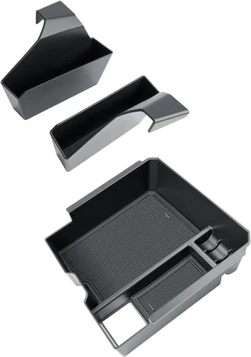 Vista 30 de SKTU 2-Pack for 2026 Volvo XC60 Center Console Organizer for 2026+ Volvo XC60 (Core/Plus/Ultra) Wireless Charging Mat & Console Tray Volvo XC60 2026