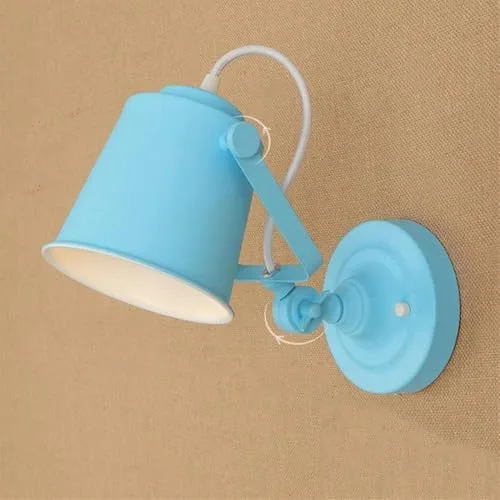 Vista 5 de Modern LED Ceiling Light & Industrial Wall Sconce - Retro Loft E27 Bulb Lamp for Bedroom & Living Room, Up Down Decorative Lighting Fixture, Stylish