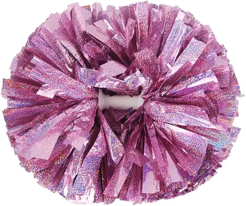 Vista 38 de Hooshing - Paquete de 2 pompones de animadora con mango tipo bastón, pompones para espíritu de equipo, deportes, bailes, animación, para niños