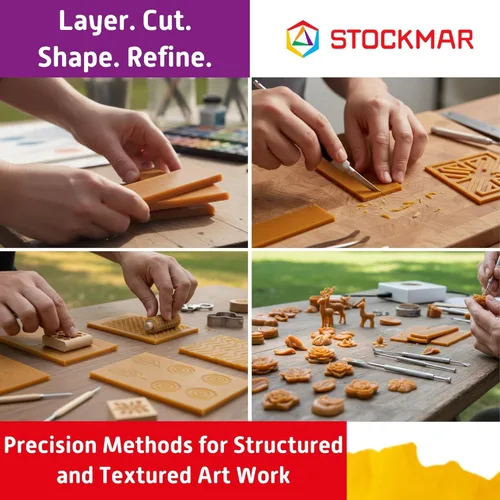 Vista 5 de STOCKMAR Paquete de cera de abejas modelado - 3 piezas de color natural - cera Waldorf