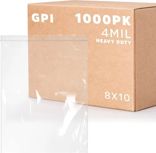 Vista 18 de GPI - Bolsas de plástico transparente con cremallera de 3" x 4", 100 unidades, bolsas de polietileno resistentes de servicio pesado de 4 mil