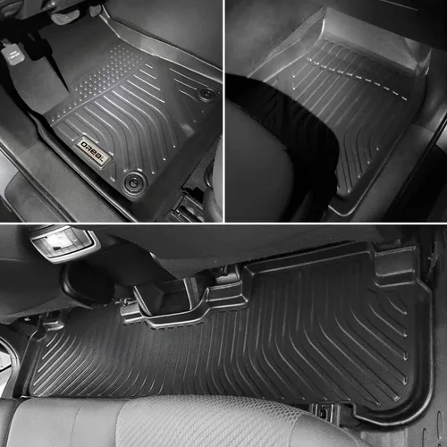Vista 2 de orealtrend Alfombrillas de coche compatibles con Toyota Highlander de 5 asientos 2014-2019, resistentes a todo tipo de clima, a prueba de derrames