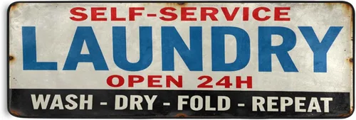 Vista 15 de KLL Laundry Room Rug Non-Slip Absorbent Laundry Mat for Washer and Dryer Area 72x24in Open All Night Wash Dry Fold