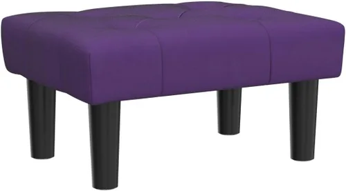 Vista 119 de HOUCHICS Taburete acolchado de piel, pequeño reposapiés otomano con patas de madera, moderno reposo rectangular para sala de estar, sofá, escritorio