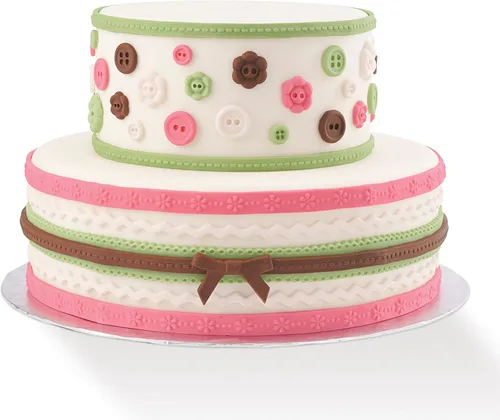 Vista 3 de Wilton Molde de silicona para cinta y fondant de tela y pasta de goma, suministros de decoración de pasteles