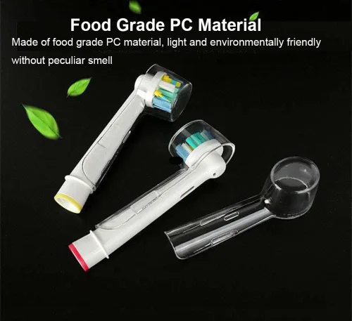 Vista 3 de Cabezales de repuesto para cepillos de dientes, cubierta de protección para cabezal de cepillo compatible con cepillo de dientes eléctrico Oral-B