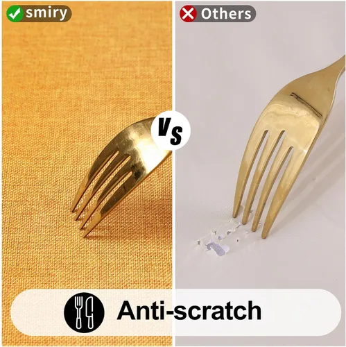 Vista 7 de Smiry Mantel rectangular de lino sintético, mantel de tela lavable impermeable, fundas decorativas lavables para cocina, comedor, fiestas, 60 x 102