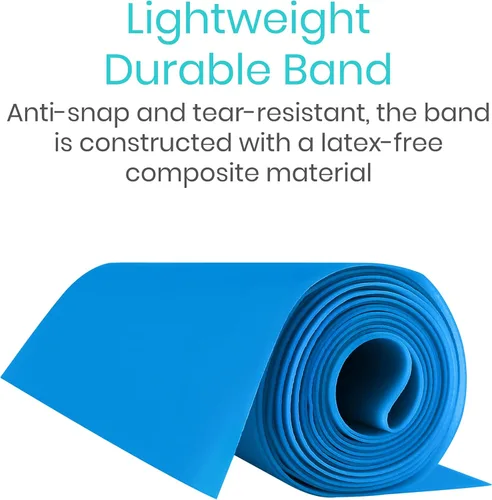 Vista 7 de Vive Resistance Bands for Working Out (5 Pack) - Exercise & Workout Resistance Kit - Stretch, Elastic Loop Bands for Physical Therapy, Pilates, Yoga
