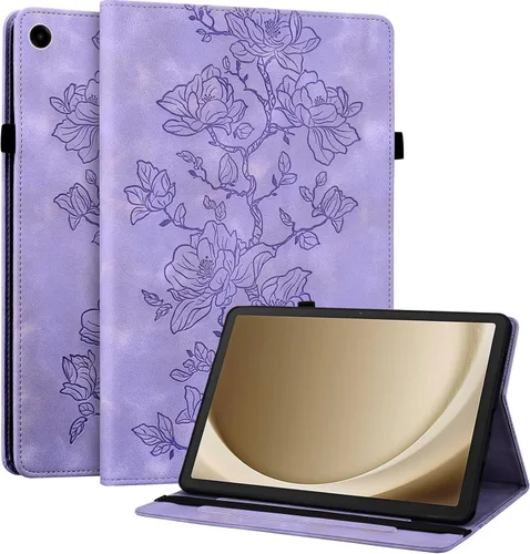 Vista 51 de Funda para Samsung Galaxy Tab S5e 10.5 2019 Modelo SM-T720/T725/T727, funda delgada de piel sintética con soporte multiángulo y soporte