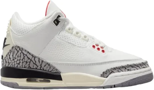 Vista 2 de Nike Air Jordan 3 Retro Blanco Cemento Reimaged Grade School