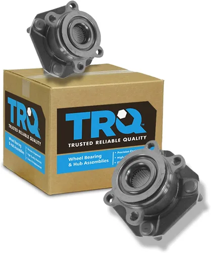 Vista 141 de TRQ Conjunto de rodamiento y cubo de rueda delantera de 2 piezas compatible con Chevrolet Trailblazer 02-09, Trailblazer EXT 02-06, GMC Envoy 02-09