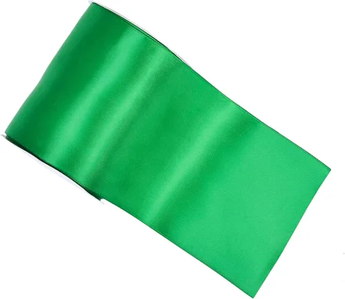 Vista 123 de YAMA Cinta de satén de doble cara, 1 1/2 pulgadas, 25 yardas para envolver regalos, color negro