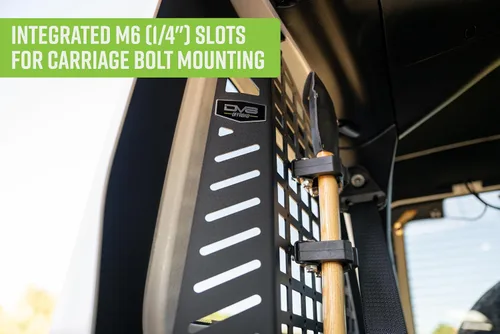 Vista 6 de DV8 Offroad Paneles Molle con bolsillo para ventana trasera para Jeep Wrangler JL 2018-2025 de 4 puertas Soluciones de montaje versátiles