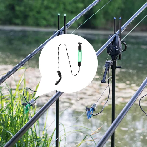 Vista 9 de Toddmomy 3 unids Pesca Alarma Accesorios de Pesca Carpa Bite Indicador Percha Rack