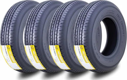 Vista 15 de Free Country Grand Ride Set de 4 Neumáticos de Remolque ST205/75R15 205 75 15 8 Capas Rango de Carga D Radial con Cinturón de Acero con Protector