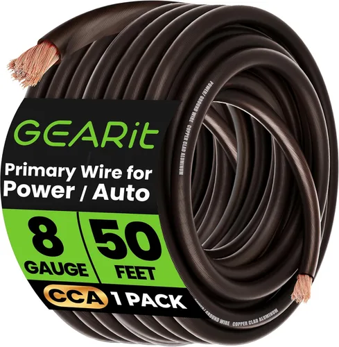 Vista 9 de GEARit Cable de calibre 4, cable eléctrico CCA para alimentación/tierra automotriz, cable de batería, audio para automóvil, RV, kit de cableado