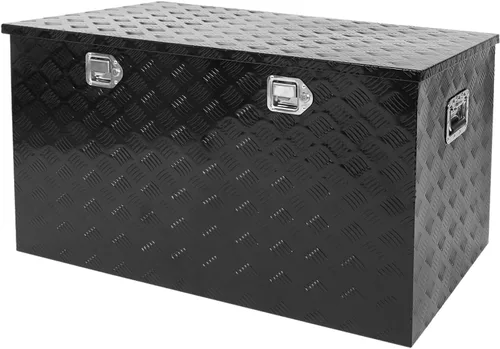 Vista 13 de Caja de Herramientas para Cama de Camión de 63 Pulgadas, Resistente, Pick up con Banda de Rodadura de 5 Barras, Caja de Almacenamiento, Cajas