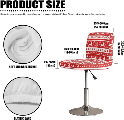 Vista 283 de American Eagle - Juego de 2 fundas para taburetes de bar para sillas de comedor, impermeables, antideslizantes, tamaño universal