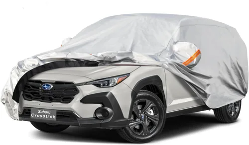 Vista 73 de GUNHYI Funda para SUV de 6 capas con ajuste personalizado para BMW X1 (2010-2025) Impermeable para todo tipo de clima, protección resistente