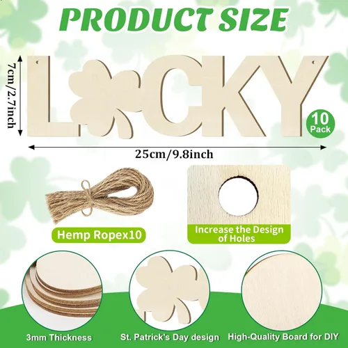 Vista 85 de Adornos de Letras de Madera PAPÁ para Pintar de 7 Pulgadas, Tamaño Grande, Recorte de Papi de Madera para el Día del Padre, DIY en Blanco, Madera