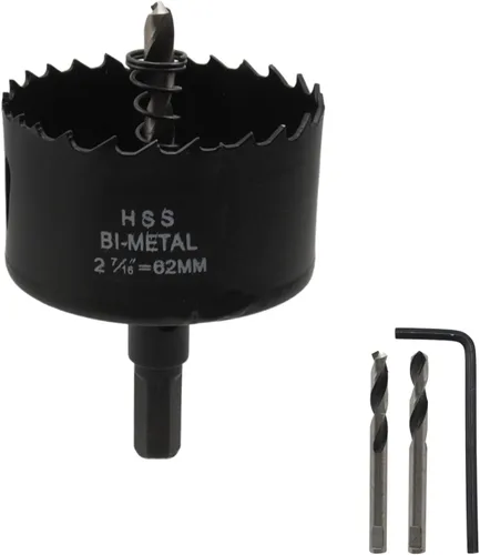 Vista 11 de Sierra de agujero de 1-1/2"/38mm para metal, madera y corte de plástico Cortador de agujeros - 2 piezas