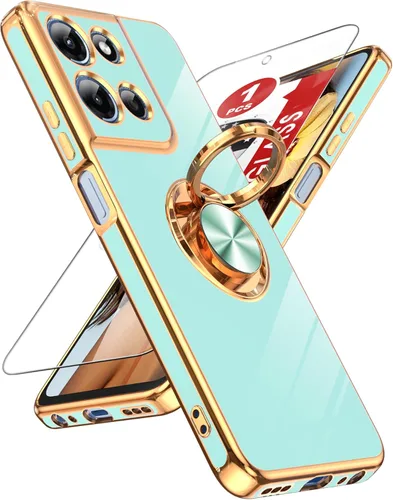 Vista 36 de LeYi Funda para iPhone XR: con Protector de Pantalla de Vidrio Templado [Paquete de 2] Soporte de Anillo Giratorio de 360°, Soporte Magnético