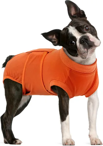 Vista 12 de FUAMEY Traje de Recuperación para Perros Machos, Trajes de Cirugía de Castración para Perros, Camisas de Esterilización para Cachorros Hembra