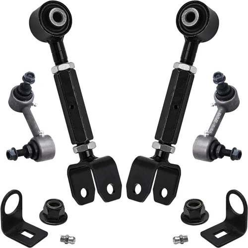 Vista 176 de Detroit Axle - Kit de suspensión frontal de 4 piezas para Chevrolet Aveo5 Aveo Pontiac G3 Wave Wave5 Suzuki Swift+, 2 brazos de control inferiores