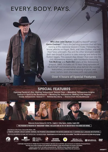 Vista 2 de Yellowstone Season Four DVD