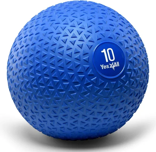 Vista 15 de Yes4All Slam Balls, 10-40lb Weighted Ball Weight, Durable PVC Sand Filled Workout Dynamic Slam Ball for Core Strengthen