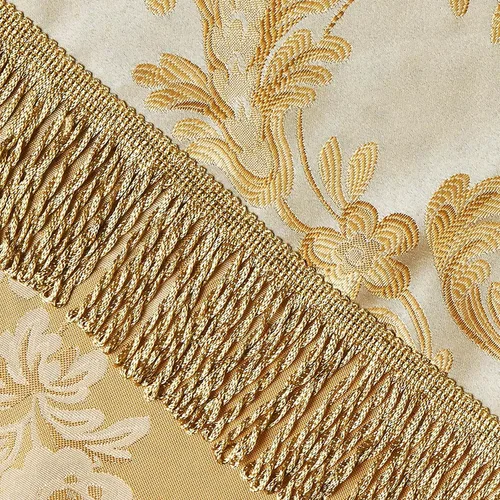 Vista 5 de Violet Linen Majestic Damask - Mantel con diseño de damasco, color beige, 54 x 72 pulgadas, rectangular