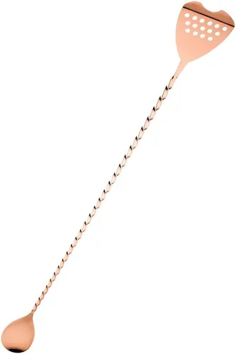 Vista 48 de Barfly Cuchara agitadora de cóctel, punta 11 13/16" (30 cm), cobre