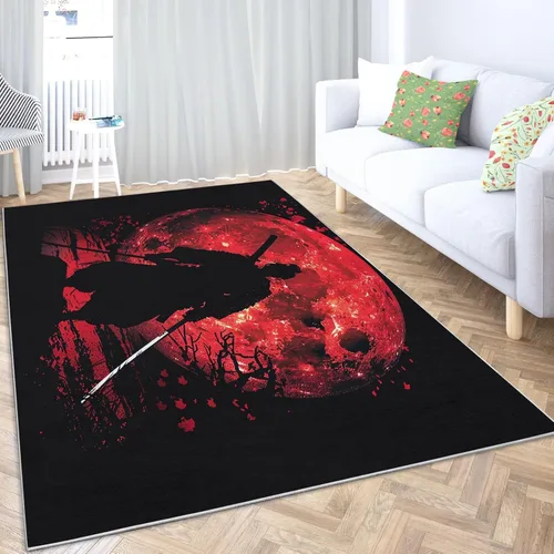 Vista 4 de Generic Alfombra lavable a máquina, alfombra Samurai para sala de estar, antideslizante, 2 x 3, alfombras oblongas para dormitorio, cocina, pasillo