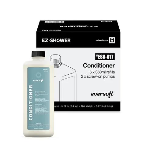 Vista 7 de EZbrnd Eversoft - Cartucho de repuesto refrescante para gel de baño, 12 oz (12 onzas) x 6