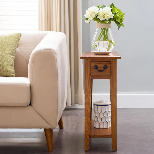 Vista 2 de Mesilla lateral de Leick, Abedul, MEDIUM OAK