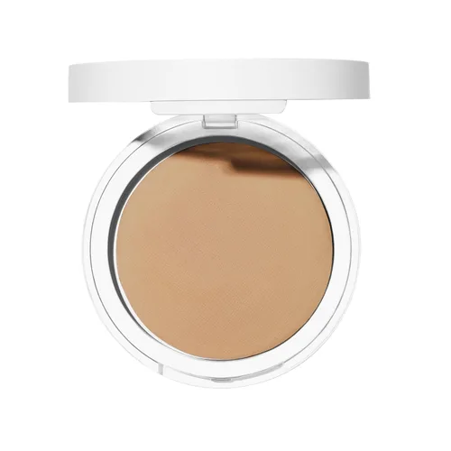 Vista 17 de Well People Bio Powder Foundation, base ligera e hidratante para perfeccionar y suavizar la piel, acabado semimate, vegano y libre de crueldad, 10N