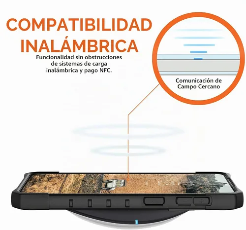 Vista 4 de URBAN ARMOR GEAR UAG - Funda protectora diseñada para Samsung Galaxy S21 Plus, color negro, resistente, ligera, delgada, a prueba de golpes negro