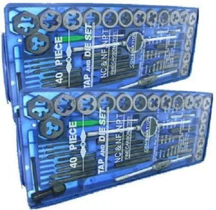 Shop-Tek/CTT 80 piezas profesional SAE y juego de matrices métricas y llave en T con mango en T