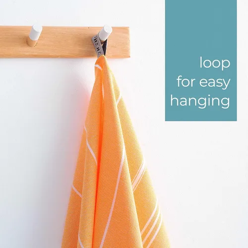 Vista 115 de Cacala Toallas de cocina 100% algodón turco, altamente absorbentes, suaves, de secado rápido, con lazo para colgar, para gimnasio, yoga, baño