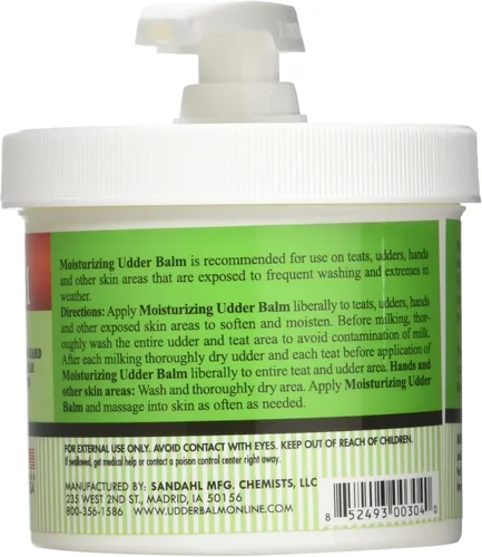 Vista 2 de The Happy Cow Moisturizing Udder Balm - Bomba de 12 onzas