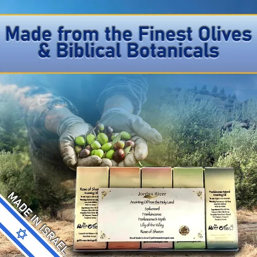 Vista 4 de Aceite de unción para oración – 5 botellas de aceite sagrado de 0.5 fl oz de Jerusalén – Rosa de Sharon, Spikenard, lirio de los valles, mirra