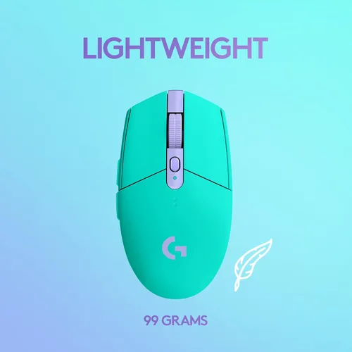 Vista 5 de Logitech G Mouse inalámbrico para juegos 305 LIGHTSPEED sensor Hero 12K 12000 DPI ligero 6 botones programables duración de la batería de 250 horas