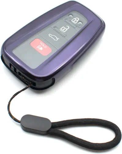 Vista 9 de MECHCOS Compatible con Toyota Camry RAV4 Highlander 4Runner Corolla Mirai Avalon C-HR Prius C V Prime AWD-e 86 Funda Protectora de Silicona Rosa TPU