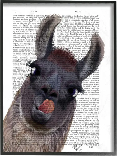 Vista 7 de Stupell Industries Novela clásica Drama Llama, diseño de Fab Funky Arte de pared, 11 x 14, enmarcado negro