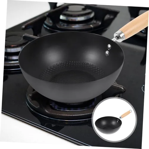 Vista 6 de COLLBATH Utensilios de cocina antiadherentes Mini Wok pequeños utensilios de cocina para estufa, fácil de limpiar, utensilios de cocina