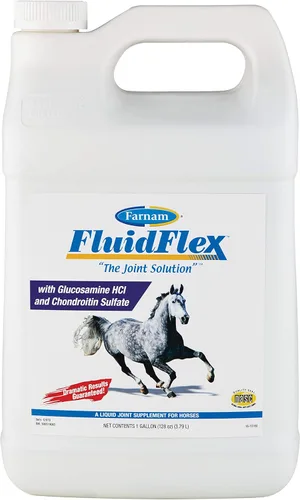 Vista 8 de Farnam Fluidflex Suplemento líquido para articulaciones para caballos, ayuda a mantener la función saludable de la cadera y las articulaciones, 1