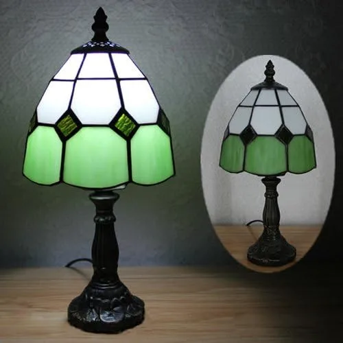 Vintage Tiffany Mutil-Color Luces de Mesa Dormitorio BEDSIDES Lámpara de Mesa para Estudio de la Sala de Lectura de Escritorio Accesorios de