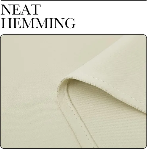 Vista 7 de NICETOWN - Paneles de cortinas para oscurecer la habitación con aislamiento térmico y ojales para ventanas de sala de estar